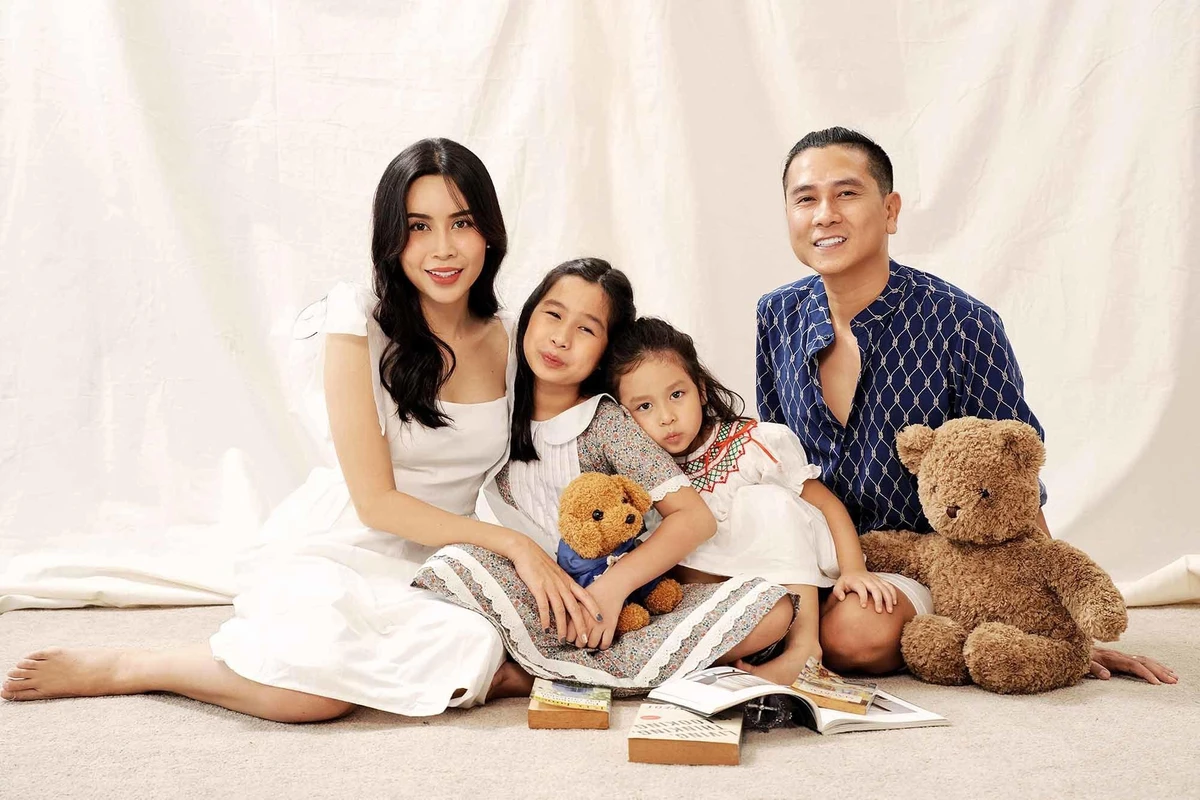 Gia đình Lưu Hương Giang – Hồ Hoài Anh.
