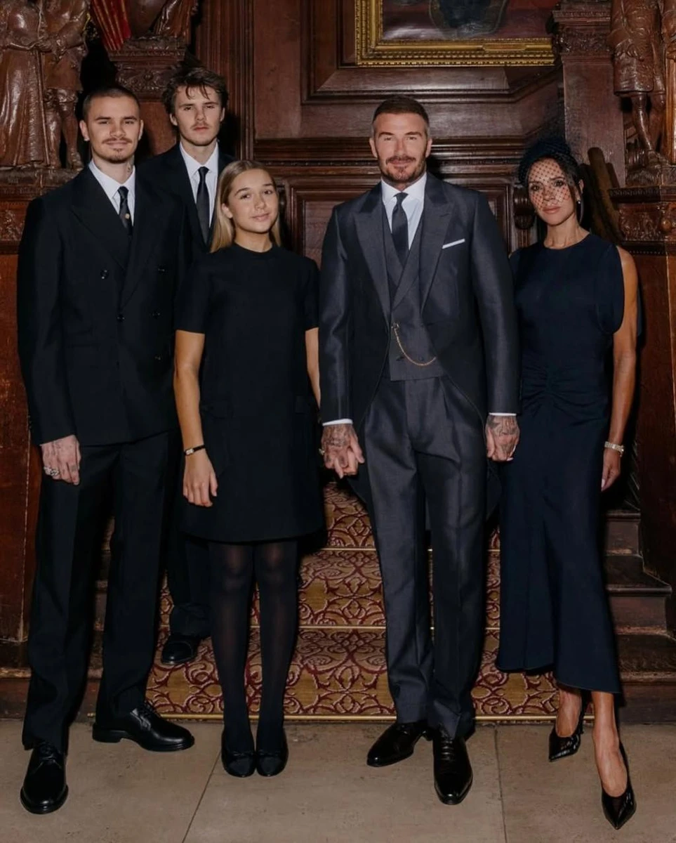 Gia đình lớn nhà Beckham.