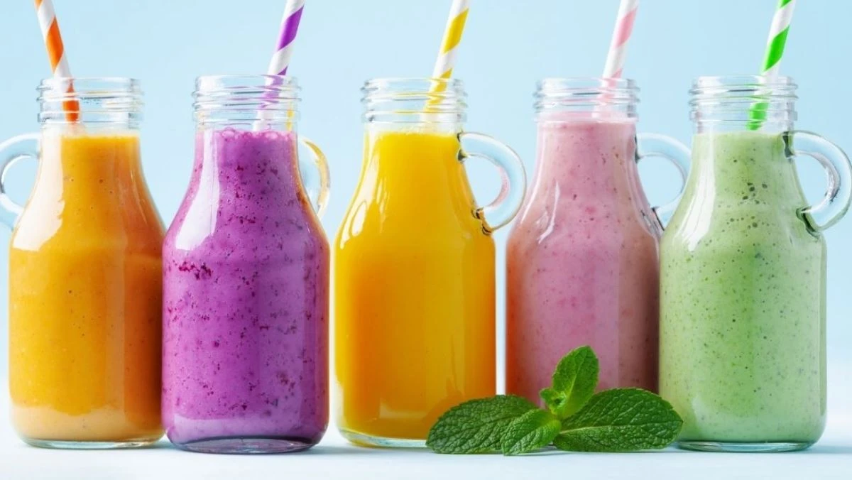 Sinh tố, smoothy chứa sữa, nhiều đường
