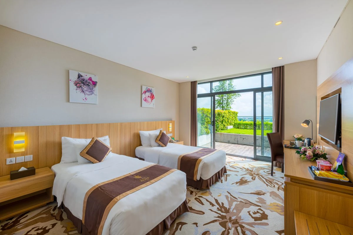Phòng nghỉ sang trọng tại khách sạn The Reed Hotel Ninh Bình