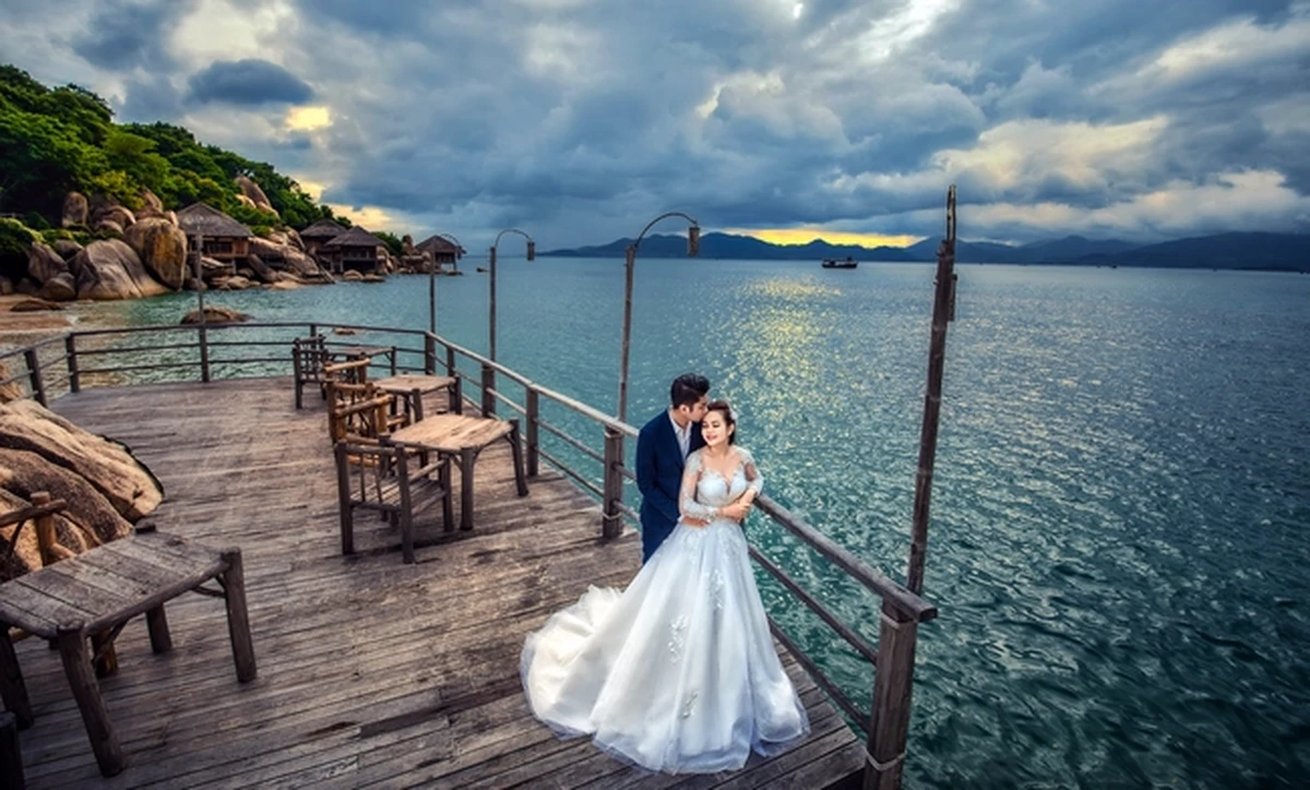 Bộ ảnh cưới của Bích Trâm và Hải Đăng có chi phí gần 100 triệu đồng
