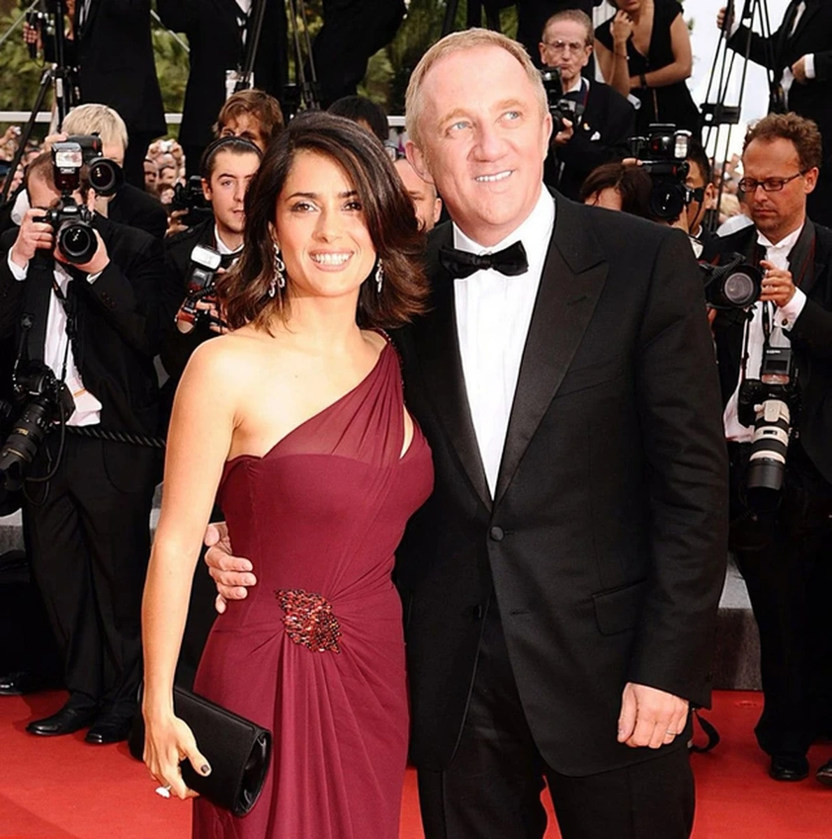 Vợ chồng ông bà Salma Hayek và Francois-Henri Pinault tại sự kiện