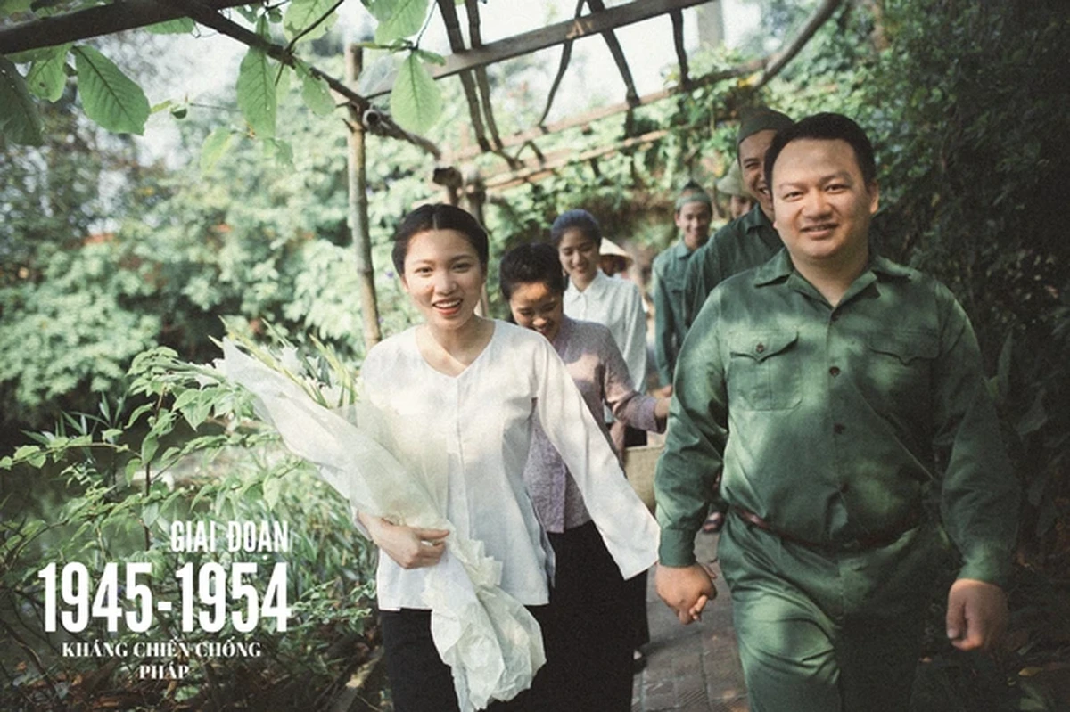 Bộ ảnh cưới trong giai đoạn 1945-1954