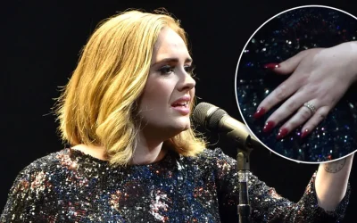 Chiếc nhẫn trên ngón áp út của Adele khiến nhiều người hoài nghi