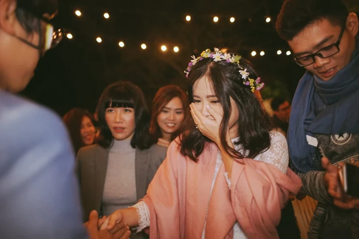 Cô dâu bất ngờ khi chú rể đã lựa chọn đúng