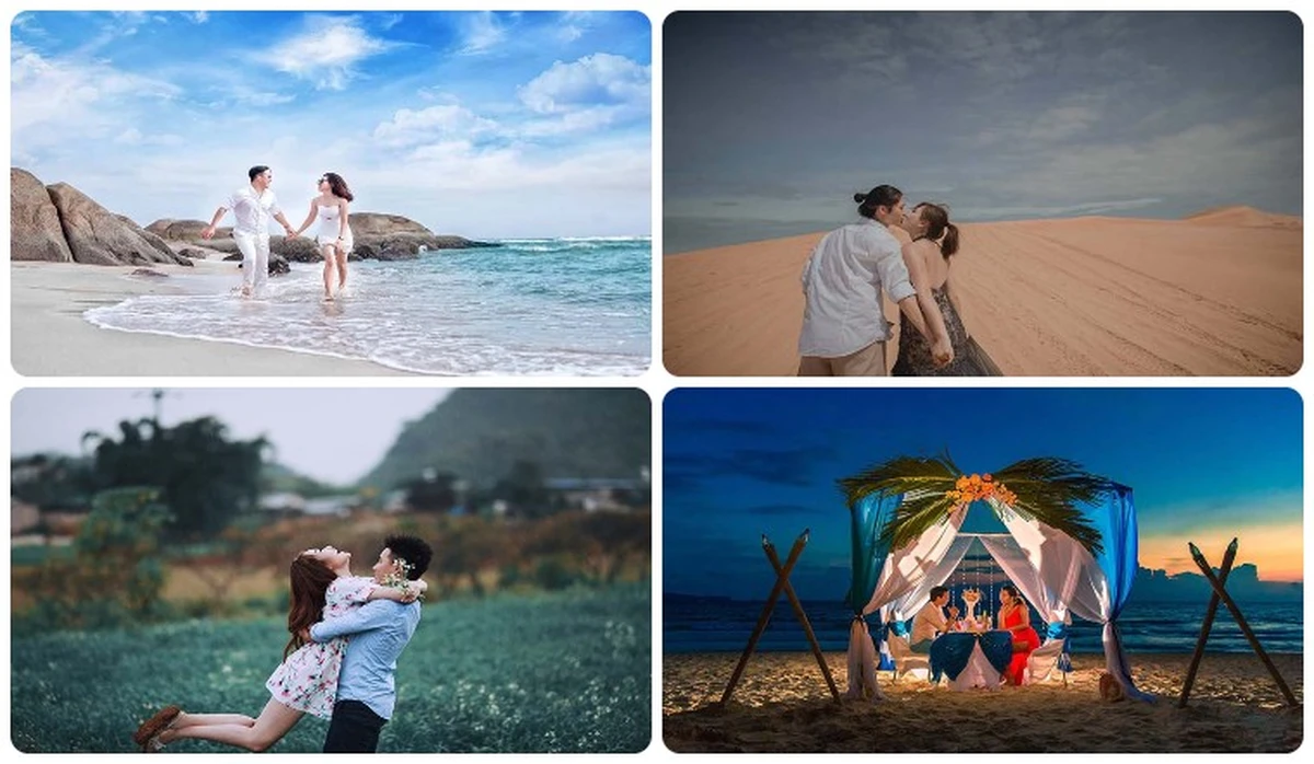 Các địa điểm mà cặp đôi có thể đi trăng mật với nhau
