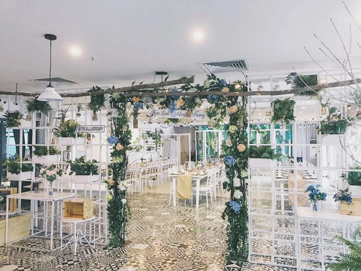 Không gian tiệc cưới theo phong cách Bohemian