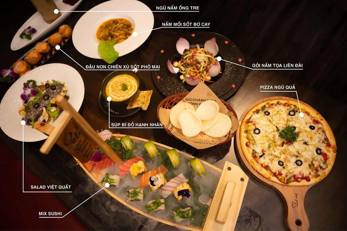 Đa dạng các món ăn chay dành cho thực khách