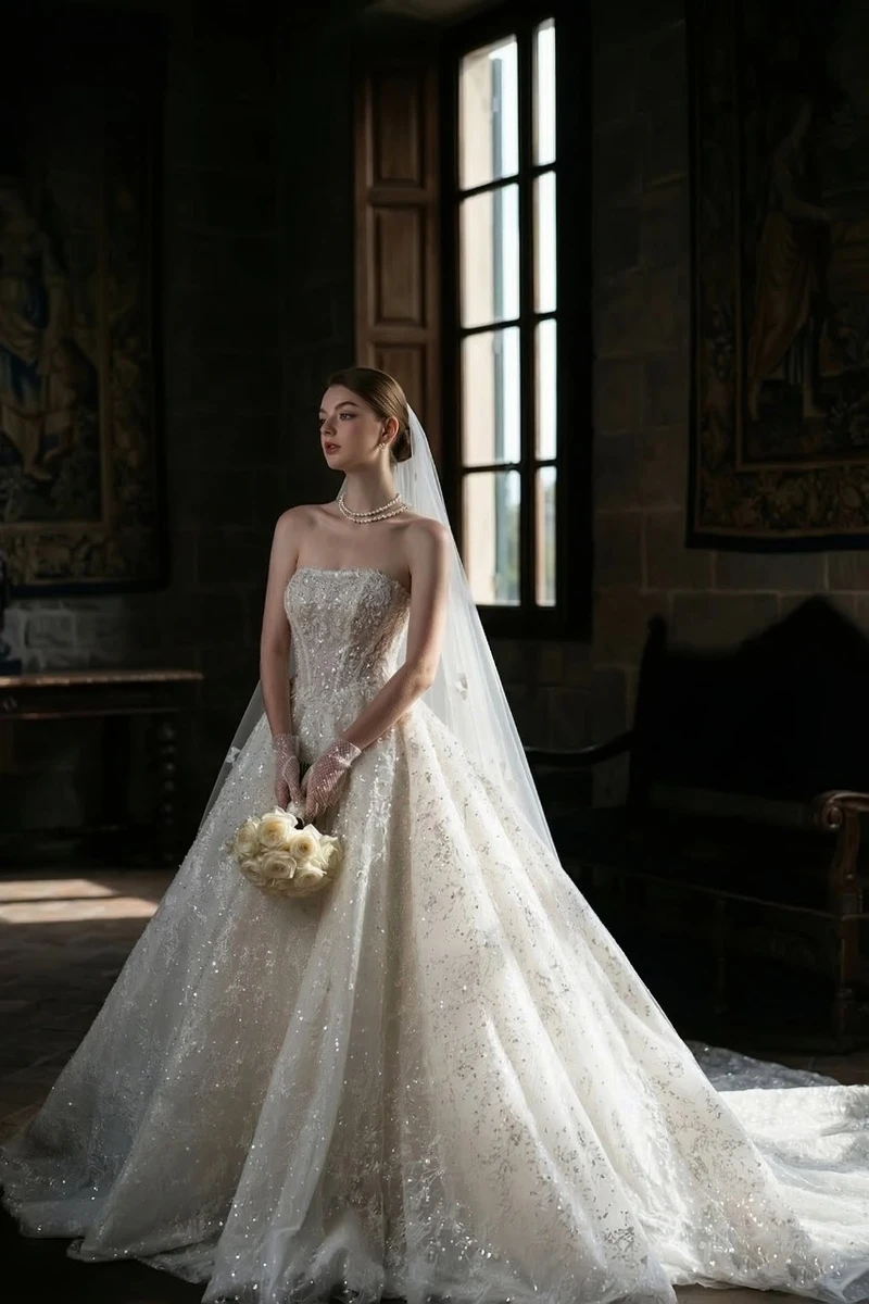 Những mẫu váy trong BST mới nhất mang tên “The Emily” của thương hiệu váy cưới Hương Bridal