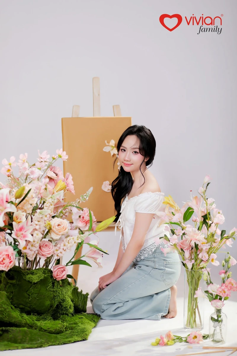 concept ngọt ngào đáng yêu tại vivian studio